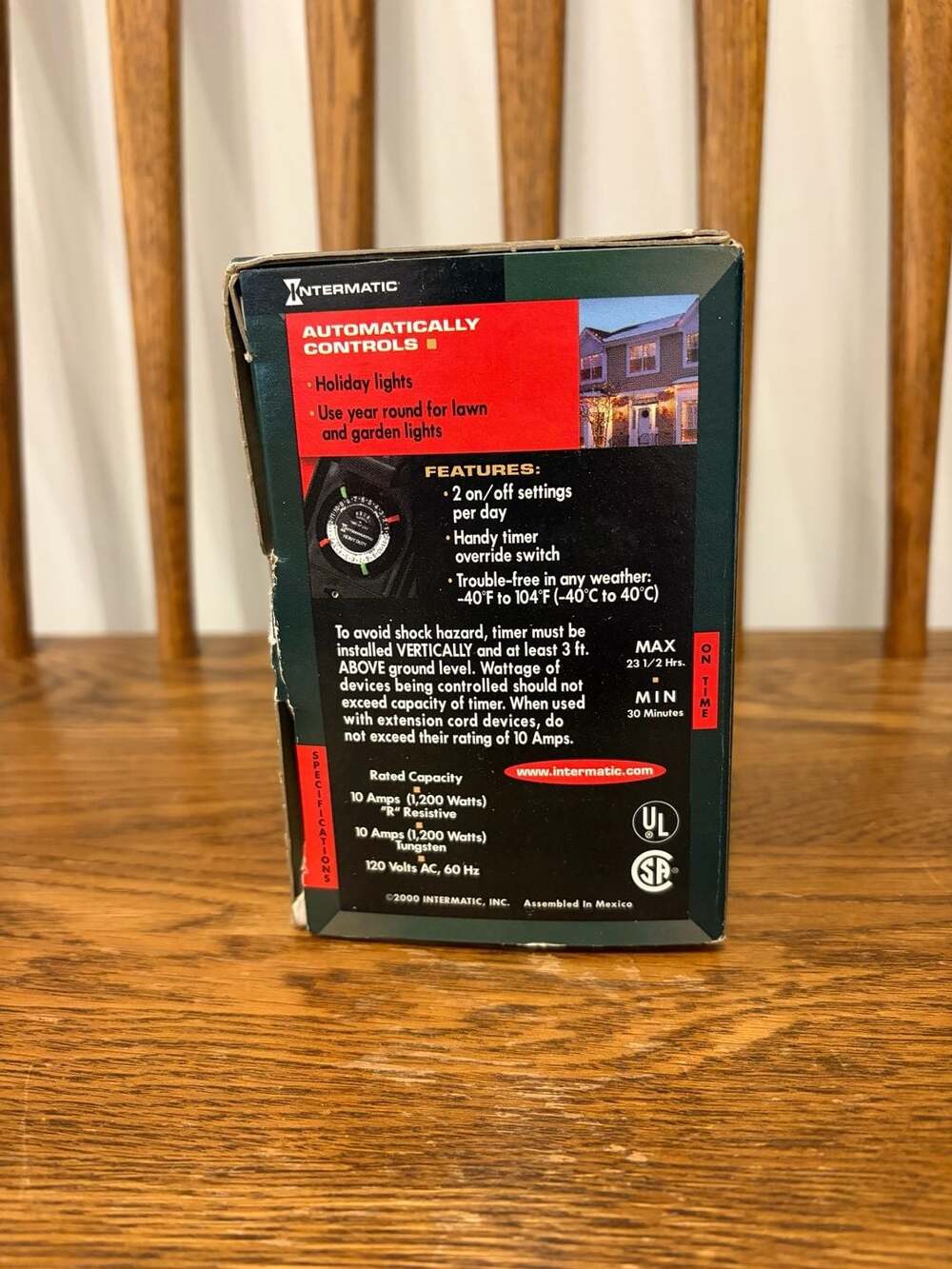 Intermatic HB32R Raintight Outdoor Timer - Picture 4 of 4